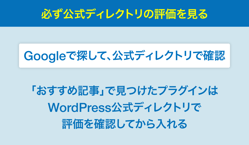 プラグインの具体的な選び方