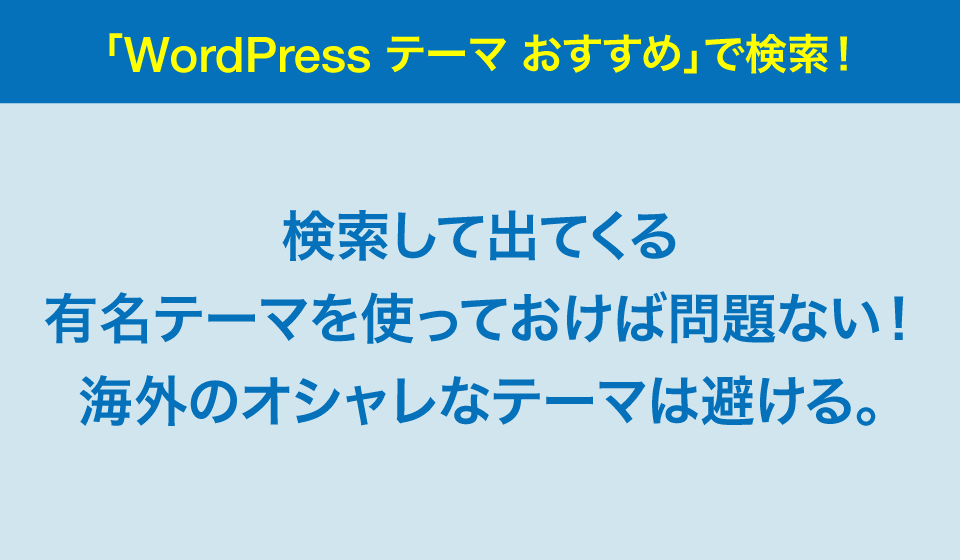 WordPressテーマの探し方